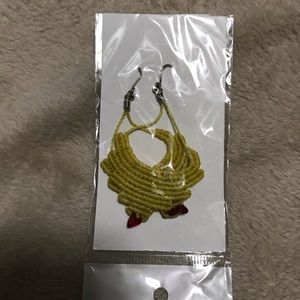 Handmade earrings from El Salvador